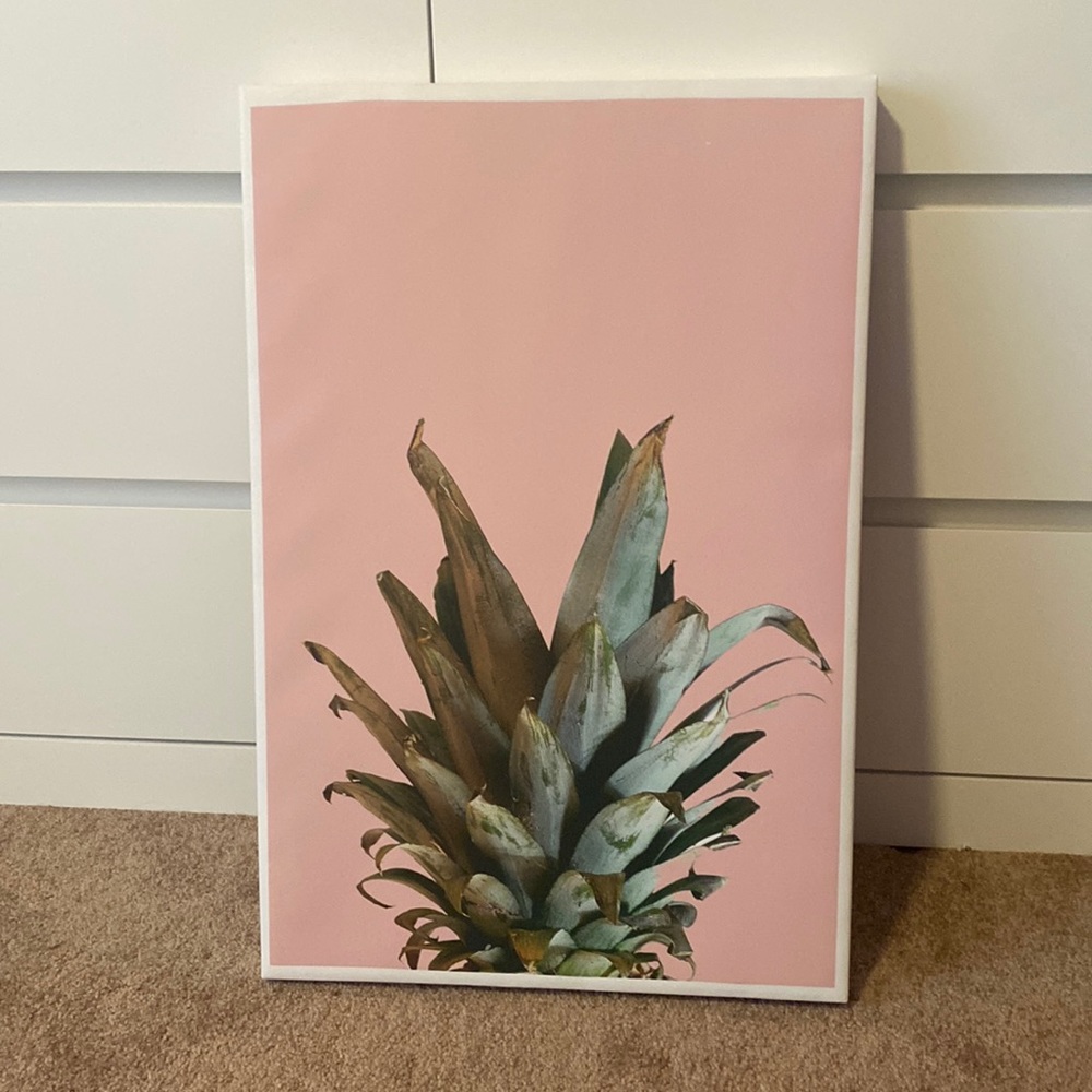 pineapple canvas artwork